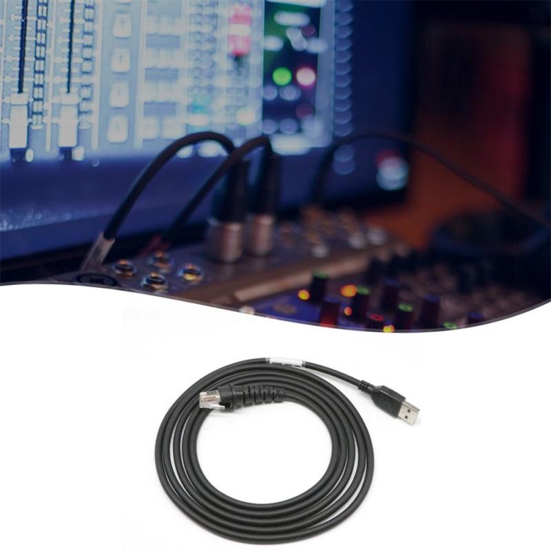 2m 2d Barcode Scanner Usb Data Cable RJ45 10P10C Port Compatible For Honeywell 1900 1902g 1300g 1400