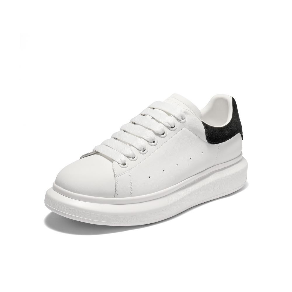 Belle Fashion Versatile White Shoes Men's Shoes Autumn Thick soled Height Increasing Trendy Casual Board Shoes