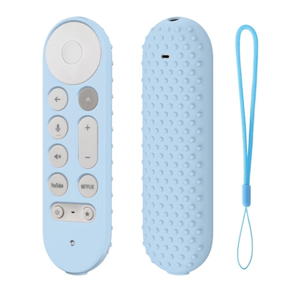Silicone Remote Controller Cover Anti-scratch Remote Protective Case for Google TV Streamer 4K 2024 Voice Remote Control
