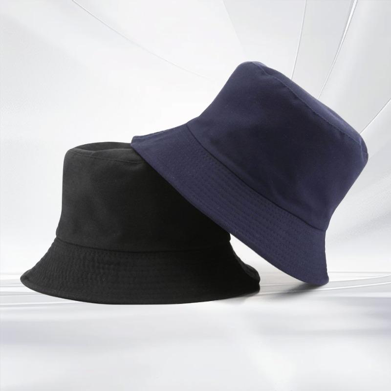 Double-sided Bucket Hat Embroidered Casual Versatile Basin Hat Summer Sun Protection Sun Hat Couple Hat Tide