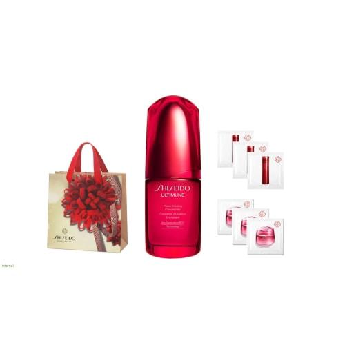 

[Official] SHISEIDO Ultimune Powerizing Concentrate IIIn 30mL + Eudermine Essential Energy Sample Included | Serum | Gel/Liquid | Green Floral Fragran