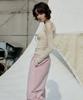 Debiweeo Lucy Shoulder Hole T-Shirt Devi-T0144-Sand Beige