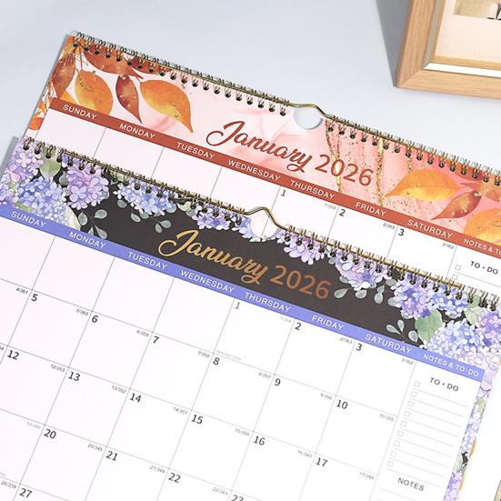 2026 Wall Calendar 14" X 11" Large Calendar with Hanging Hook January