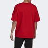 Adidas Originals Trefoil Logo Loose Short Sleeve T-Shirt Men Tops Red FM3796