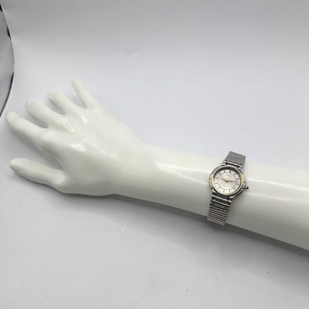 [USED] SEIKO EXCELINE Gold Luxury Two-tone Women's Watch