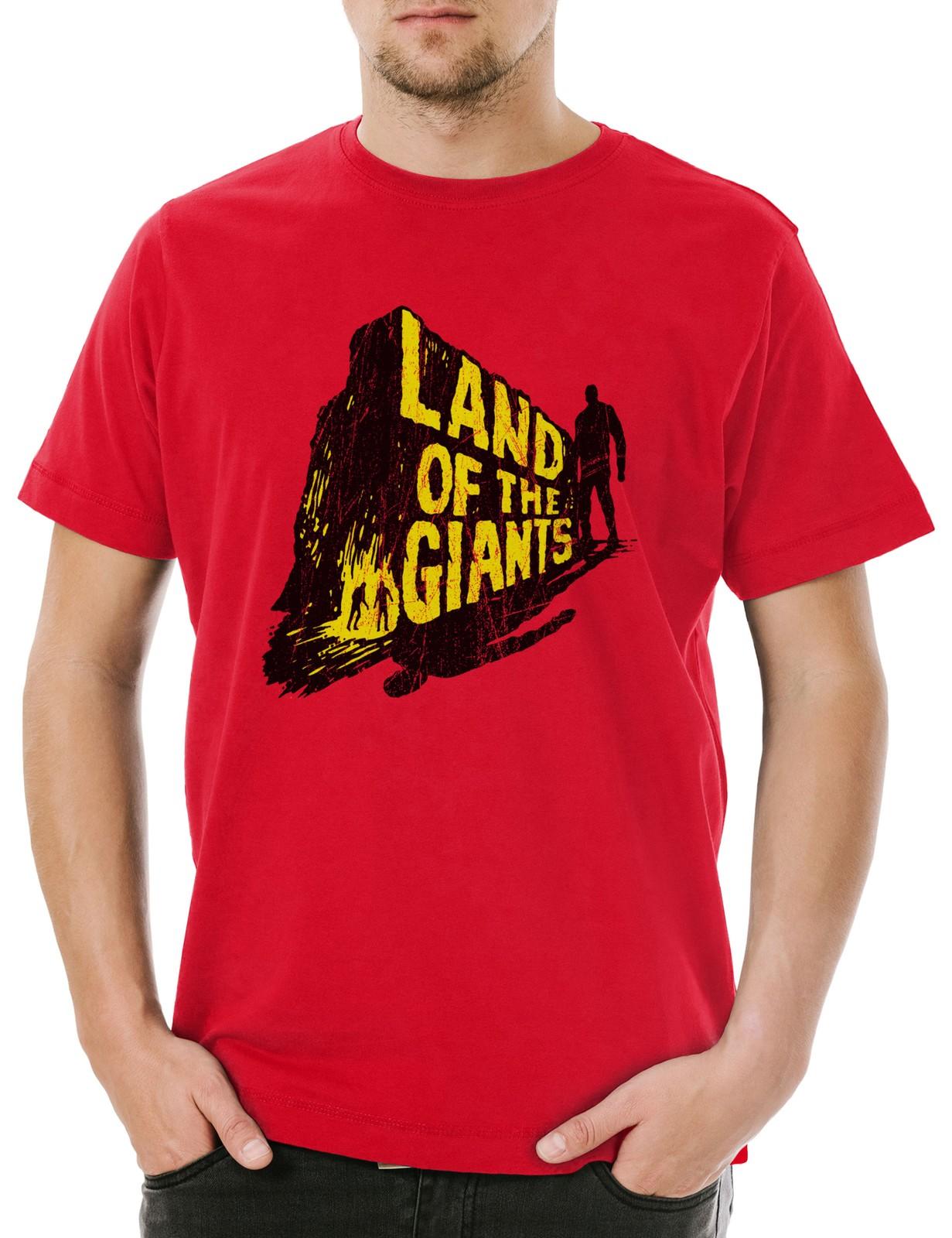 

Land Of The Giants Herren T-Shirt Mens Womens Tees Top Planet Der Filmplakat Giganten Captain Steve 3XL
