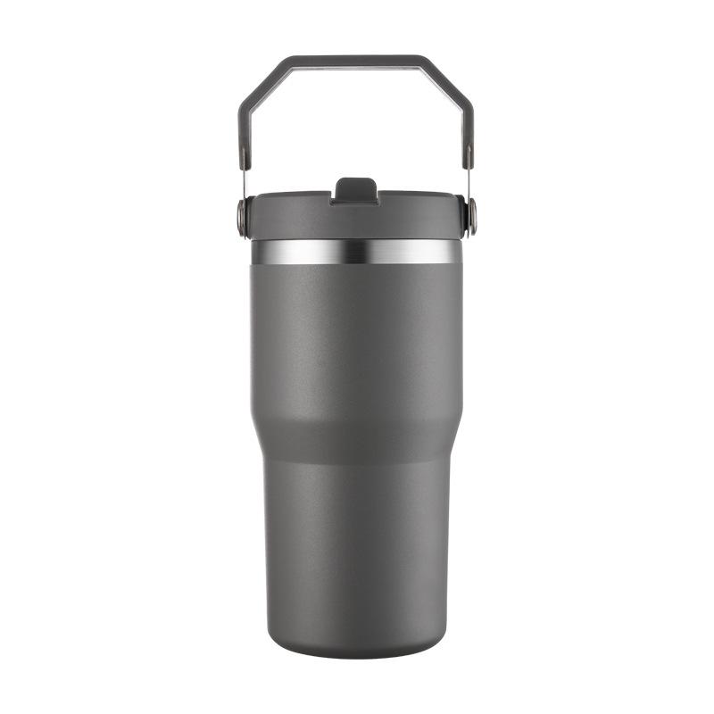 2026 Portable Cup Stainless Steel Car Cup Double Layer Vacuum Thermos Cup Cold Ice Ba Water Cup