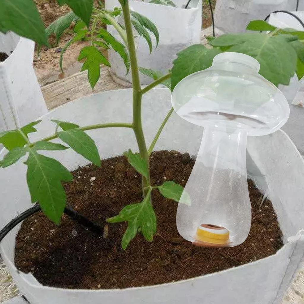 2 szt. Ogrodowe Automatyczne Narzędzie do Podlewania Grzybek Wewnętrzny System Nawadniania Kropelkowego Podlewanie Roślin Doniczkowych Kolce Zapasowe