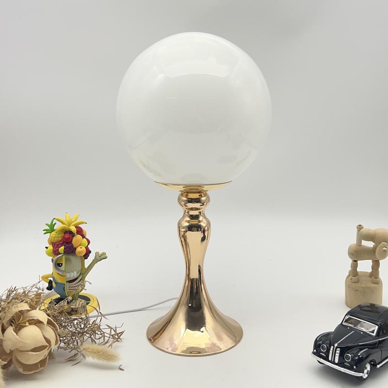 Lollipop Shape Bedside Table Lamp Bedroom Bedside Living Room Glass Creative Decoration Desk Lamp Nordic LED Retro Night Lights