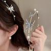 Premium Handmade Diamond-Encrusted Butterfly Tassel Hairpin Casson Fairy Beauty Headband Princess Headband Elf Headgear Hair Accessories
