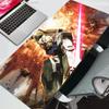 Mauspad Groß Gummi PC Computer Gaming Zubehör Mobile Suit Gundam Mauspads Schreibtischunterlage Verriegelungskante Gamer Teppich