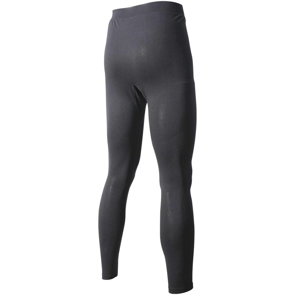 North Peak Men's Lightweight Inner Tights, Warm, Moisture-wicking, Quick-drying, Hollow Fiber, NP-8075 Black, Medium