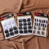 Hijab Pin 48 Pieces Diamonds Shape Muslim Women Hijab Sari Pins Black Safety Pin