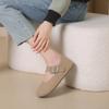 Leather Mary Jane women's shoes autumn new retro shoes flat two wear maternity shoes bag head single shoes soft