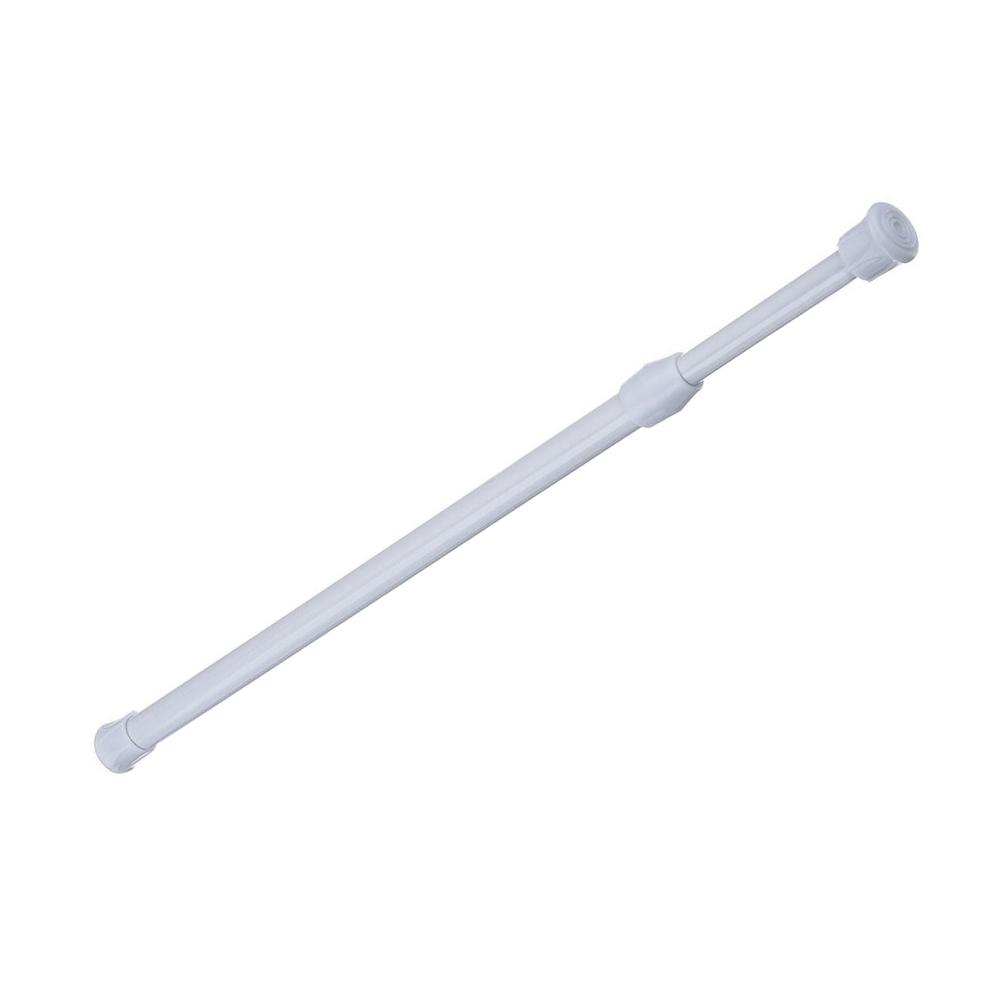 Spring Tension Curtain Rods Widely-used Adjustable Metal Curtain Rods for Wardrobe Kitchen Cupboard