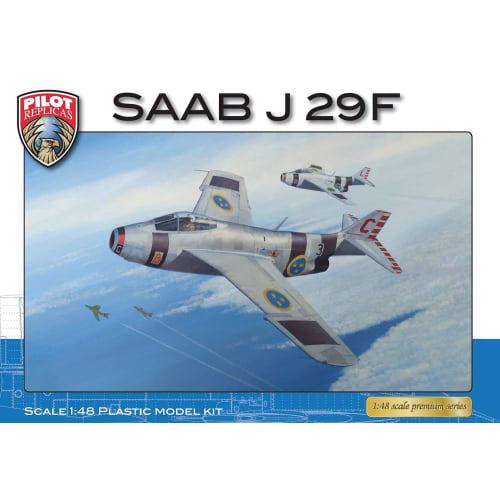 

Pilot Replica 1/48 Saab J29F Fighter Plastic Model PLR48A002