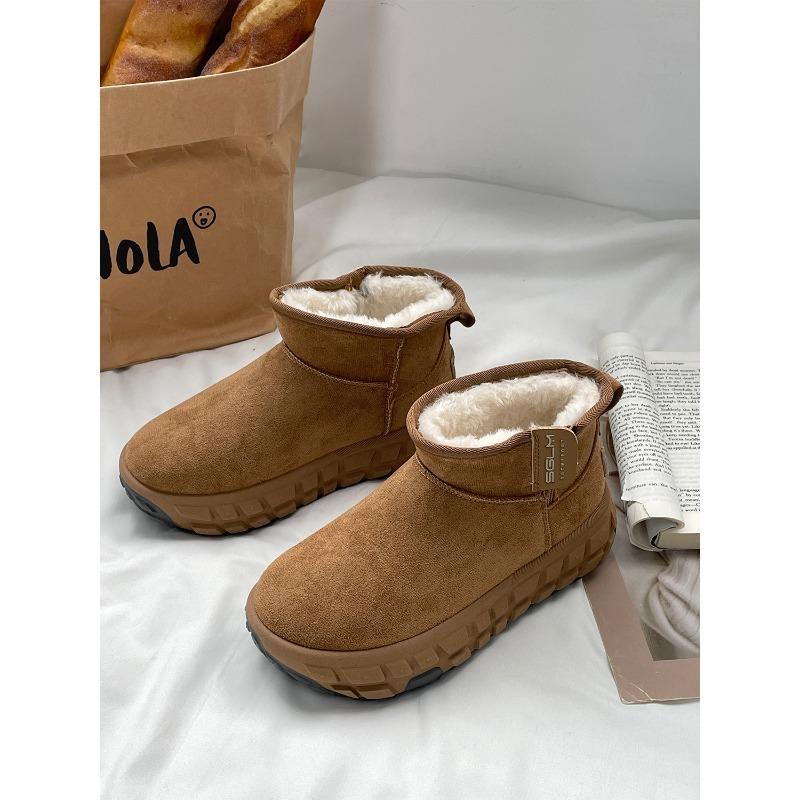 Winter New Thick-soled Velvet Snow Boots Non-slip Warm Cotton Shoes 3419