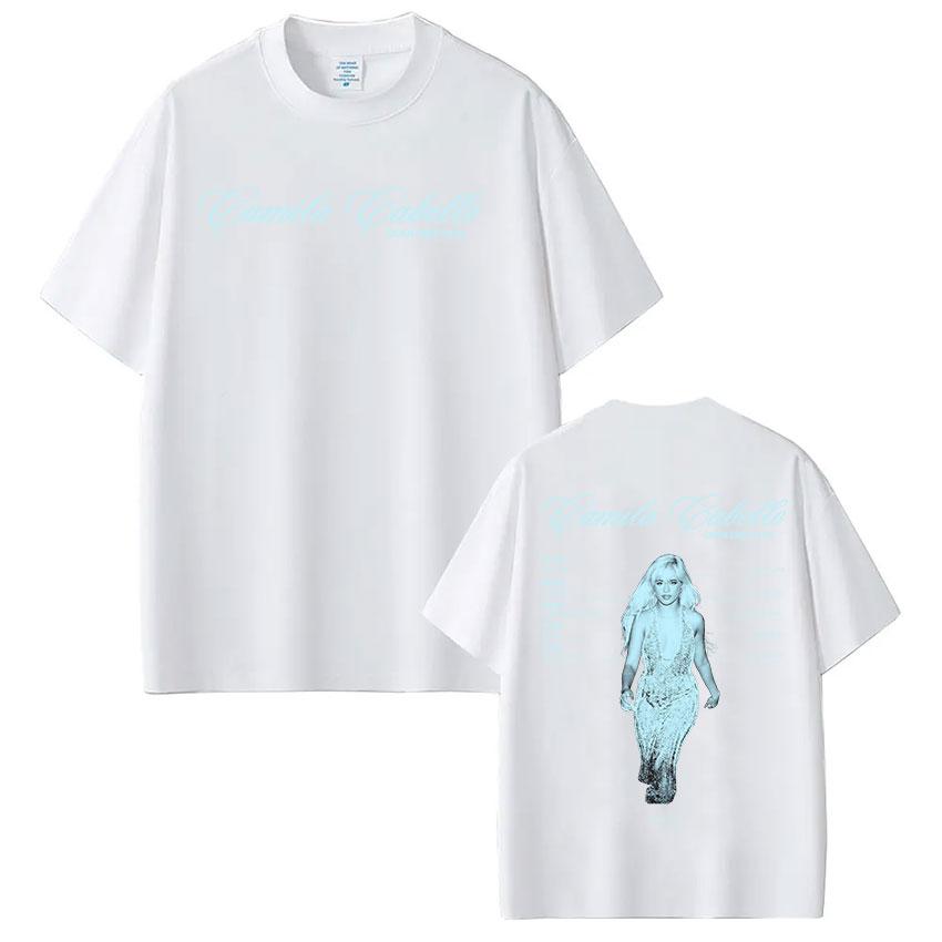 Camila Cabello Tour 2025 Print T Shirts Unisex Unisex Retro Aesthetic Clothing TShirt Casual Pure Cotton Oversized Tees Streetwear