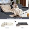 Velvet Sofa Cushion Covers for Living Room Plush Sofa Seat Cover Soft Stretch Sofas Couch Slipcover Furniture Protector