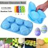 1Pcs Easter Egg Silicone Mold for Handmade Soaps, DIY Candles & Aromatherapy Gypsum Crafts