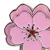 Pink Flower Golf Ball Marker Creative Cap Holder Magnetic Hat Clip