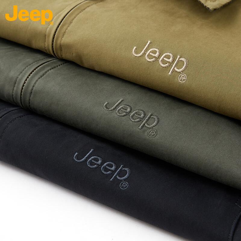 JEEP Men's Reversible Stand-Collar Workwear Jacket