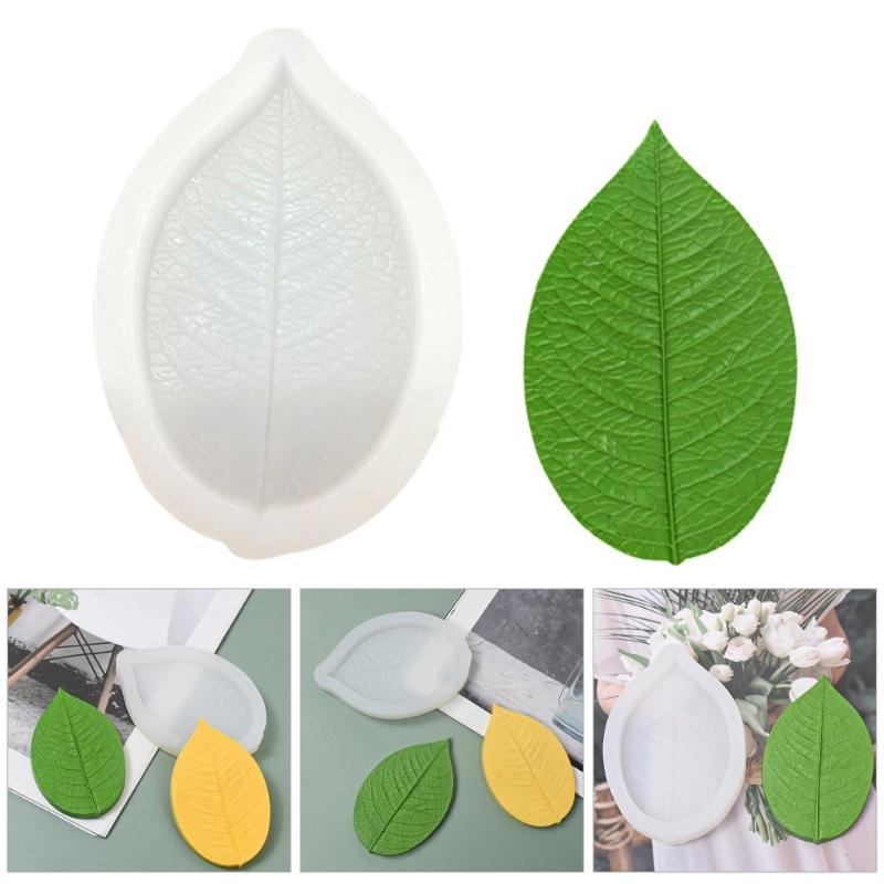 Leaves Shape Silicone Mold Cake Decorating Tool for Cake Chocolate Resin Soap and Candle Making Versatile Baking Tool