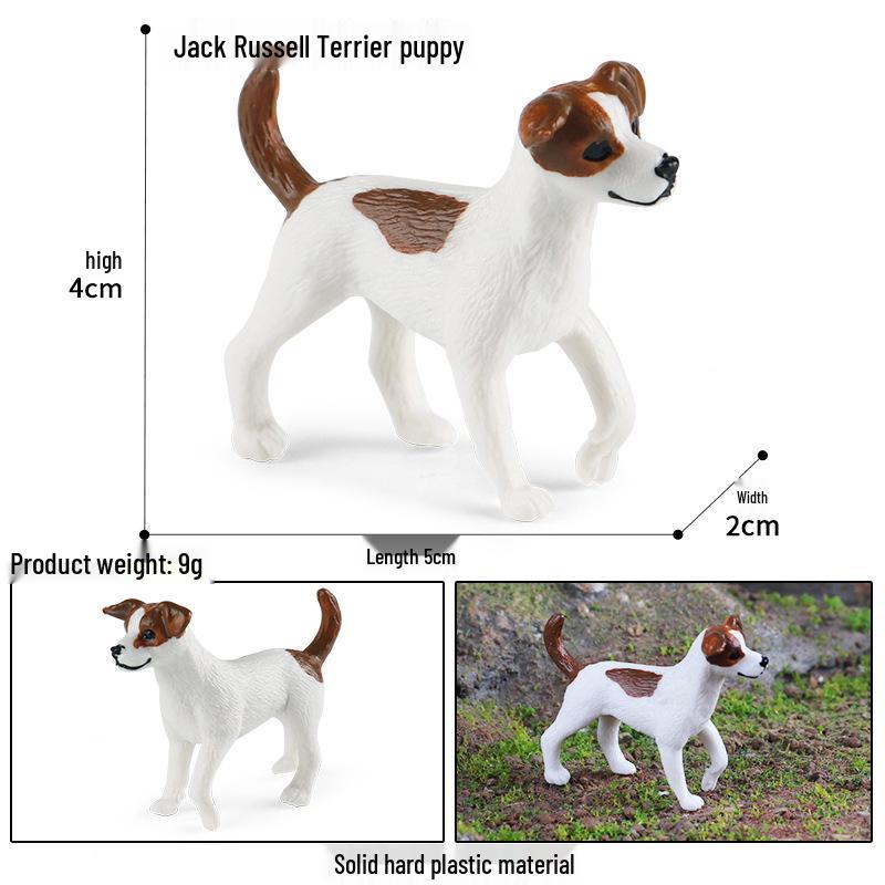 St. Bernard Golden Retriever Dog Figurine Toy for Kids