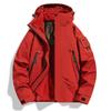 [Stall] Three-in-one Spring New Men's Mountain Style Hooded Tooling Jacket Jacket Men's and Women's Anti-wear