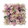 Background Wall Artificial Rose Flower Wall Multicolor Hydrangea Flower Panel  Gift