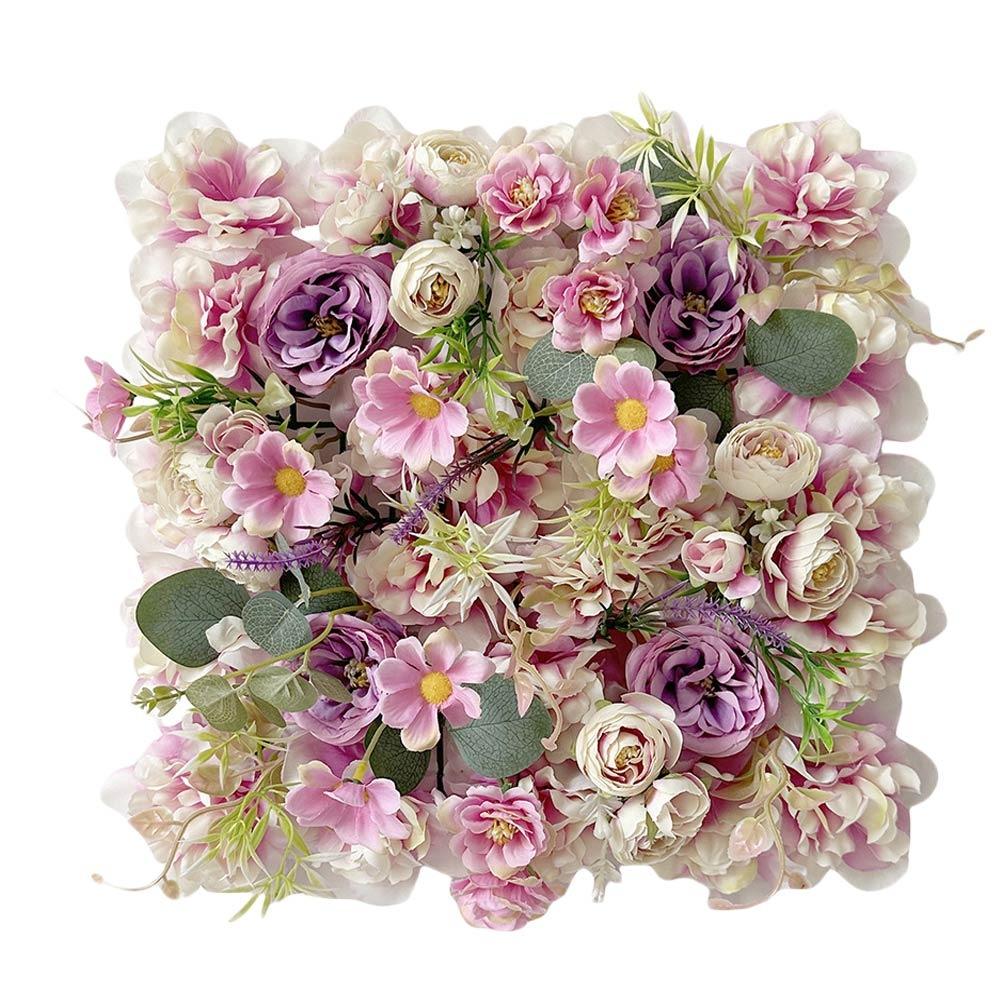 

Multicolor Artificial Rose Flower Wall Background Wall DIY Accessories Simulation Flower Panel Silk Petals