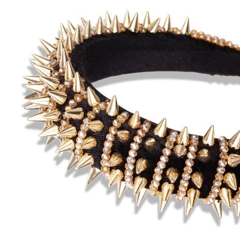 Fascia per capelli impreziosita da strass audaci Leggera Comoda Perfetta per Festival ed Eventi Formali