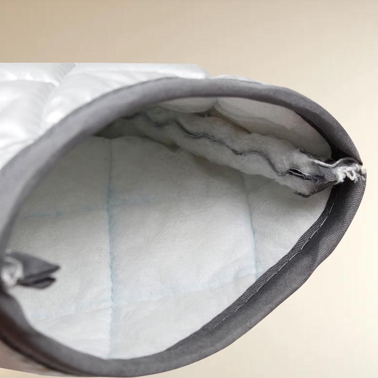 Silver-Coated Thickened Heat-Resistant Anti-Scalding Oven Mitts for Microwave and Stove Baking