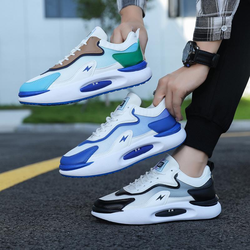 

Спортивная обувь больших размеров на толстой подошве, модная мужская обувь интернет-знаменитостей, осенняя тенденция 2022 года, новинка Produ 43