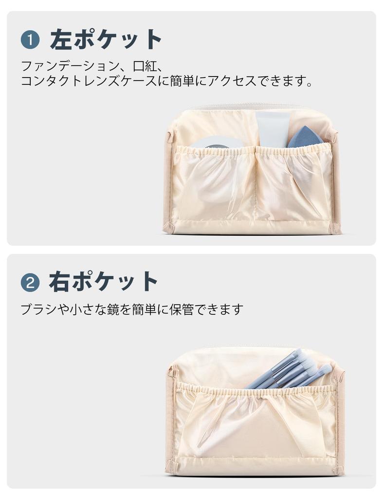 Gonex Makeup Mini Stylish Cosmetic Large Small Item Perfect for Business Trips and Pouch, Pouch, Pouch, Functional, Capacity, Waterproof, Storage,