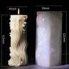 Cylindrical Aromatherapy Candle Mold Silicone Plaster Grinding Tool DIY Soap Mold  Home Decoration