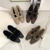Francuskie pluszowe buty na niskim obcasie Mary Jane pojedyncze buty buty damskie sezon ciepłe bawełniane buty wieczorowe