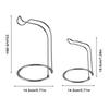 Support Stainless Steel Fishing Reel Display Holder Durable Accessories Spinning Reel Stand Reel Rack Display Stand