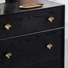 Neo-Chinese Style Cabinet Knob Ginkgo Leaf Shape Cupboard Handle Simplicity Drawer Knobs  Wardrobe