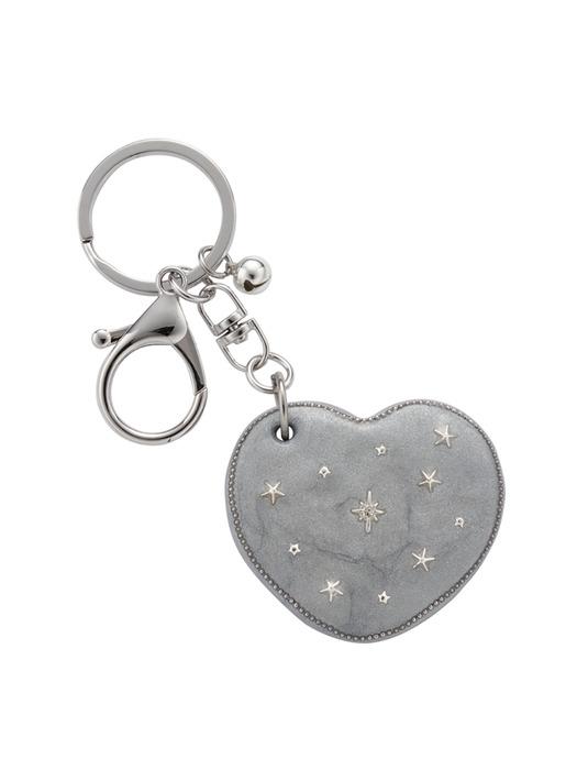 

nff heart dia mirror key ring-silver ONE