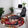 1pc Office Round Area Rug, Under Office Chairs Bedroom Living Room Home Decor  a1022282