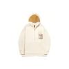 Li Ning X Jackie Chan Collaboration Loose Fit Printed Hoodie Unisex Hoodies Paper-White AWDT669-2