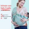 Newborn Nursing Baby Sling Scarf: Breathable, Multifunctional, All-Season, Horizontal Hold