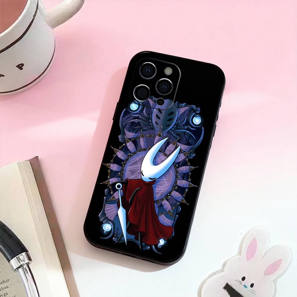 

H-Hollow Knight S-SilksongS Phone Case For iPhone 17,16,15,14,13,12,11 Plus,Pro,Max,XS Silicone Soft Cover iPhone16pro