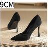 Fashion Pumps Shoe Black Womens Heel New Four Season Mary Jane Shoes High Heels Women Pumps Woman Shoes Wedding Shoes Bride Black Heels