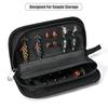 Fishing Spoon Spinner Baits Carry Case Sequins Lure Storage Bag with Zippers Fishing Hook Organizers Tackle Pouch Bags