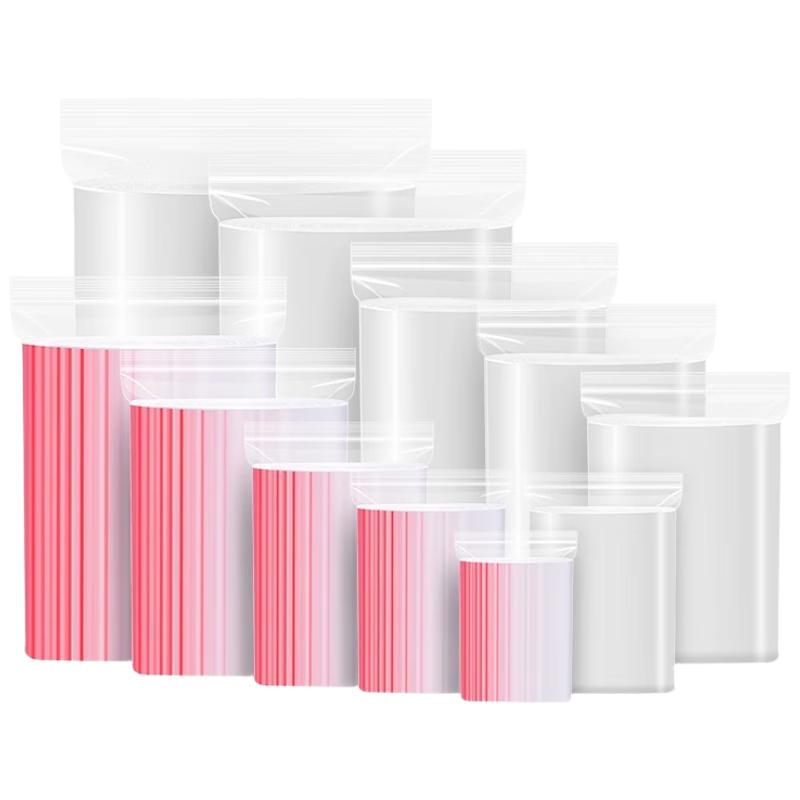 

Self-Sealing Transparent Storage Bags