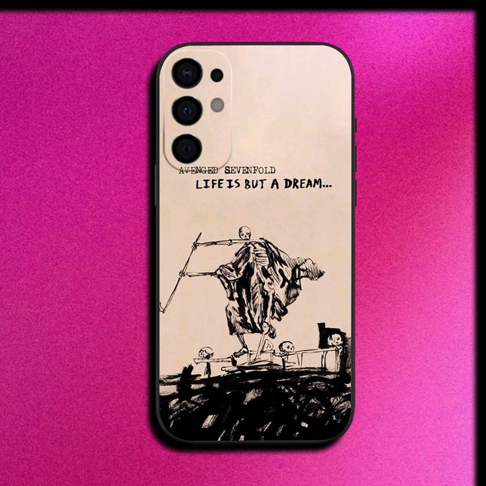 A-Avenged S-Sevenfold A7X Phone Case For Samsung S25,S24,S21,S22,S23,S30,Ultra,S20,Plus,Fe,Lite,Note,10,9,5G Black Cover