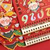 Traditioneller Schreibtischkalender Doppelspirale Flip-Kalender Chinesischer Stil Kalender Neujahrsgeschenke