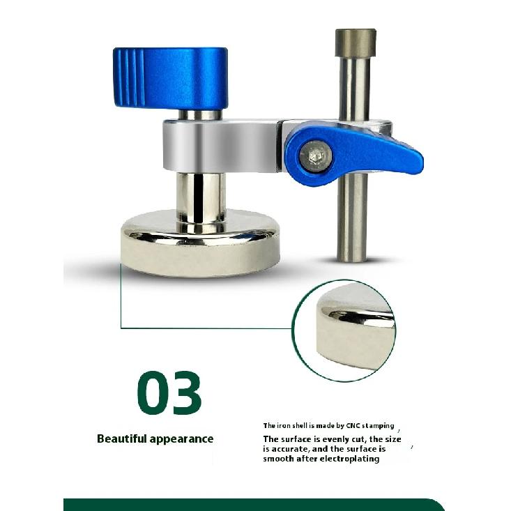 Menghină cu Centrare Automată Menghine Magnet Locator Poziționer Locație Piese de Lucru CNC Paralele Auxiliare Suport Magnetic Auxiliar Menghină Menghine